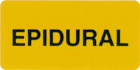 Epidural label