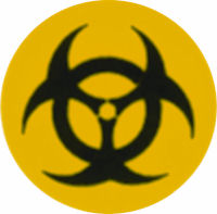 Biohazard label