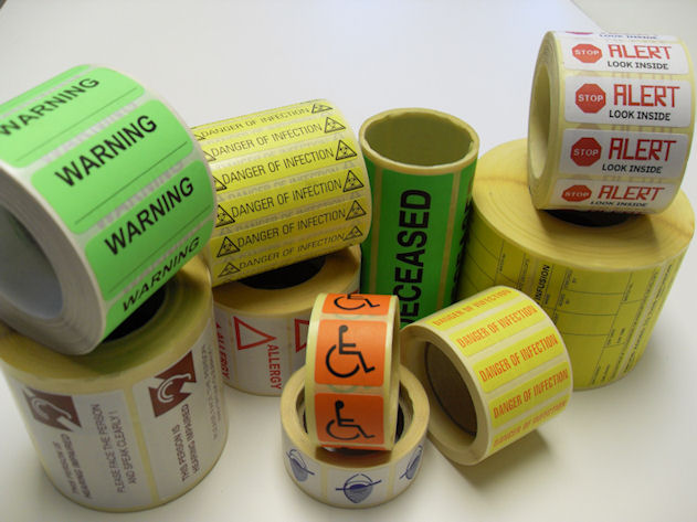Stock Warning labels