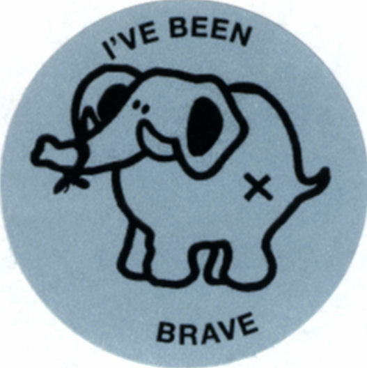 I was Brave label I was Brave label